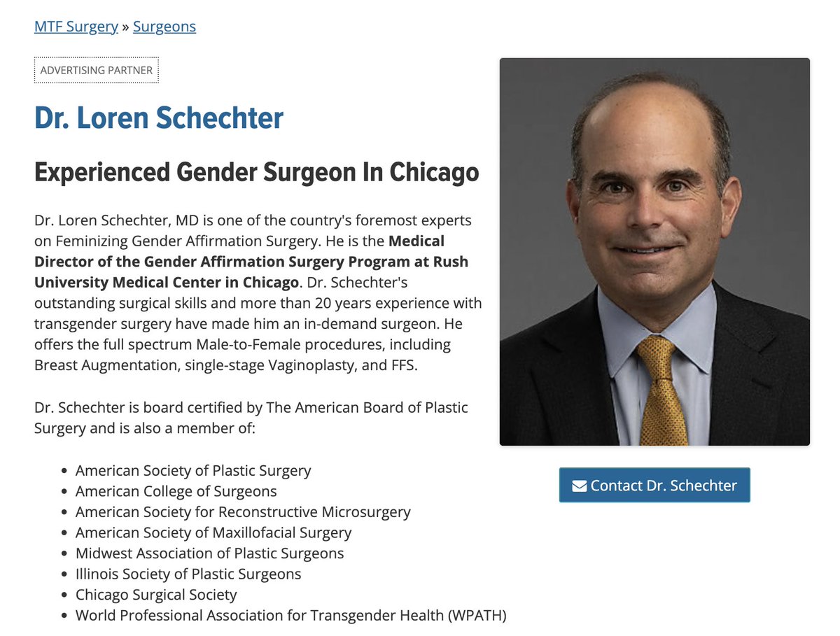 EithanDHaimMD's tweet image. If the incoming President for WPATH, a plastic surgeon named Dr. Schechter, says a mastectomy "in and of itself is not a treatment or a mechanism to prevent suicide."

If that is the case, what was this young girl told was the reason they were doing the surgery? Isn't the whole…