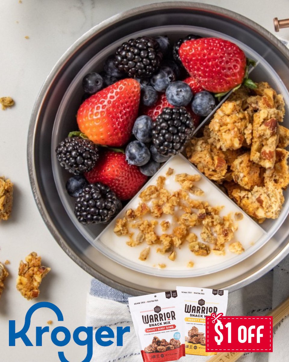 Hoosiers, this one’s for you! 🙌
Save $1 OFF with our Kroger coupon, valid at all Indiana Kroger locations.
Easy savings, happy shopping 💙  
#krogerglutenfree #glutenfree #krogercoupon #indianagrown