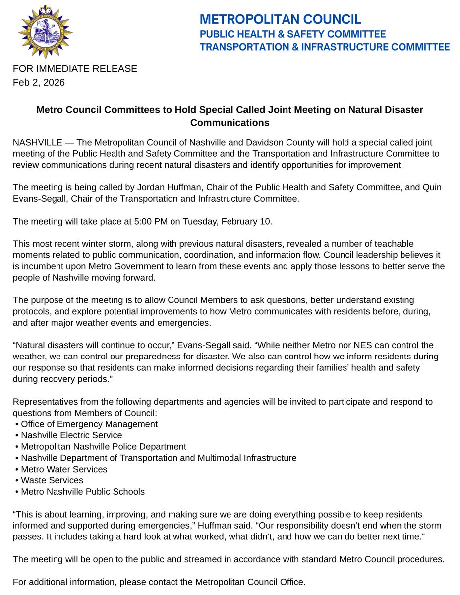 Councilman Jordan Huffman tweet media