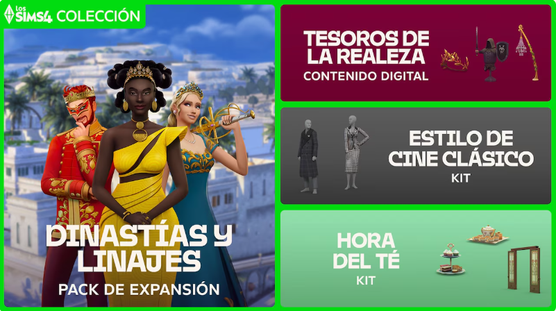SORTEO✨ 

👑Gana la NUEVA EXPANSIÓN Los Sims 4 Dinastías y Linajes + Estilo de cine clásico kit + Hora del té kit🫖para PC

Para participar:
♡ Sígueme a mi y a <a href="/LosSimsES/">Los Sims</a> 
♡ Sígueme en Twitch twitch.tv/mdemery_
♡ LIKE+RT  

💚Gracias a #EACreatorNetwork 
📆Fin: 12/02