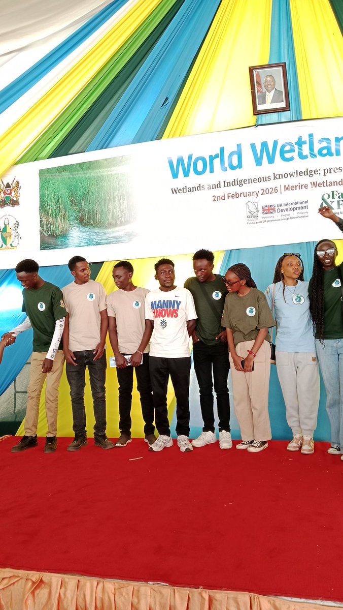 ItsSIGEII's tweet photo. KUNEC joined the national World Wetlands Day 2026 celebrations at Merire Wetland, Isiolo.Honoring traditional knowledge, protecting our wetlands, and advocating for a greener future.
Wetlands are life let's keep them alive!
#WorldWetlandsDay2026 #WetlandsAndTraditionalKnowledge https://t.co/BJ2YZDbWpA