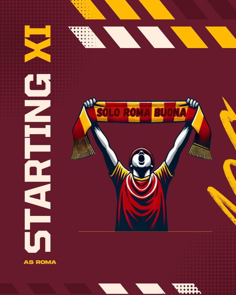 SoloRomaBuona's tweet image. 🇮🇹 #SerieA 23° giornata
@Udinese_1896 vs @OfficialASRoma
🏟️ #BluEnergyStadium
🕘 20.45

Ecco gli 11 scelti da Mr. #Gasperini:

Svilar
Mancini N'Dicka Hermoso
Celik El Aynaoui Cristante Wesley
Soulè Pellegrini
#Malen

Che ne pensate??⬇️✍🏻
#AsRoma #UdineseRoma @SerieA
