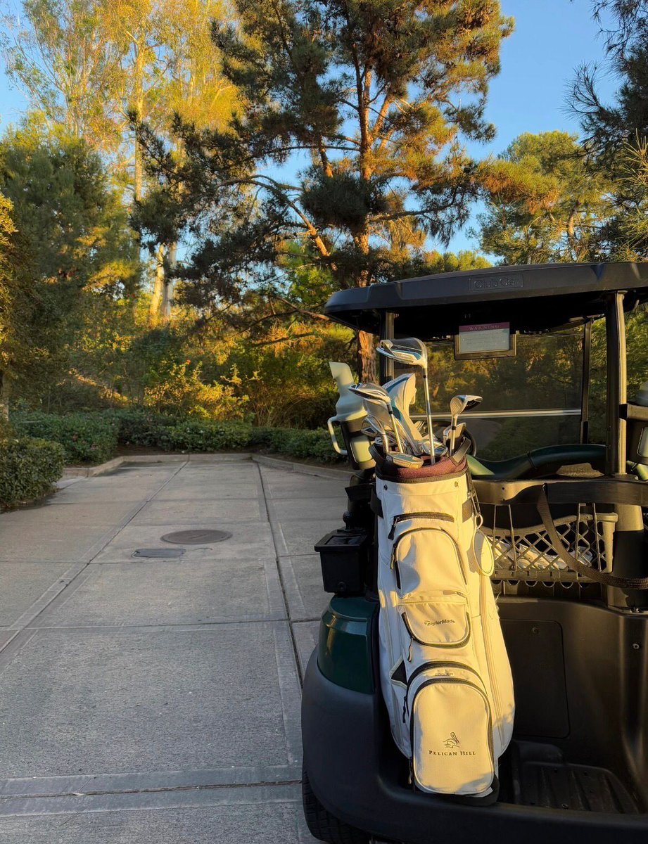 LiyaOnTheGo's tweet photo. New round, new gear! 🏌️‍♂️⛳️ Loving the look of my TaylorMade clubs ready to hit the course at @PelicanHillGolf. What’s in your golf bag that you can’t live without? Drop your must-haves below! ⬇️ #GolfGear #TeeTime #PelicanHill #GolfEssentials https://t.co/KGvNSHmNOu