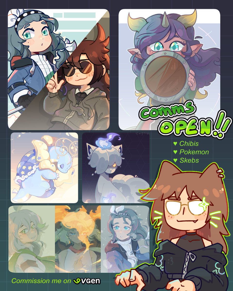 mystilux's tweet image. ⛄ February commissions are up 🎨‼️
• Only Chibis, Pokemon and skebs are open during this month and in limited numbers!
• 3 slots available for now ✨
infos here ↓↓↓