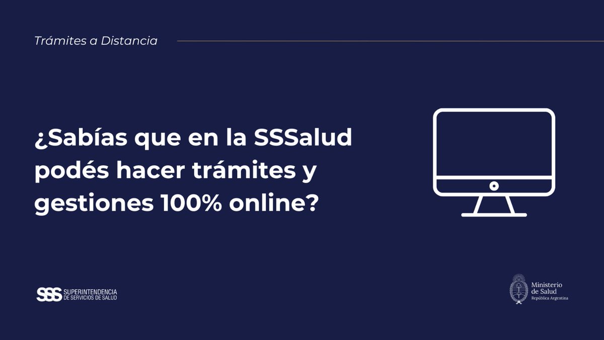 🇦🇷 Superintendencia de Servicios de Salud 🇦🇷 tweet media