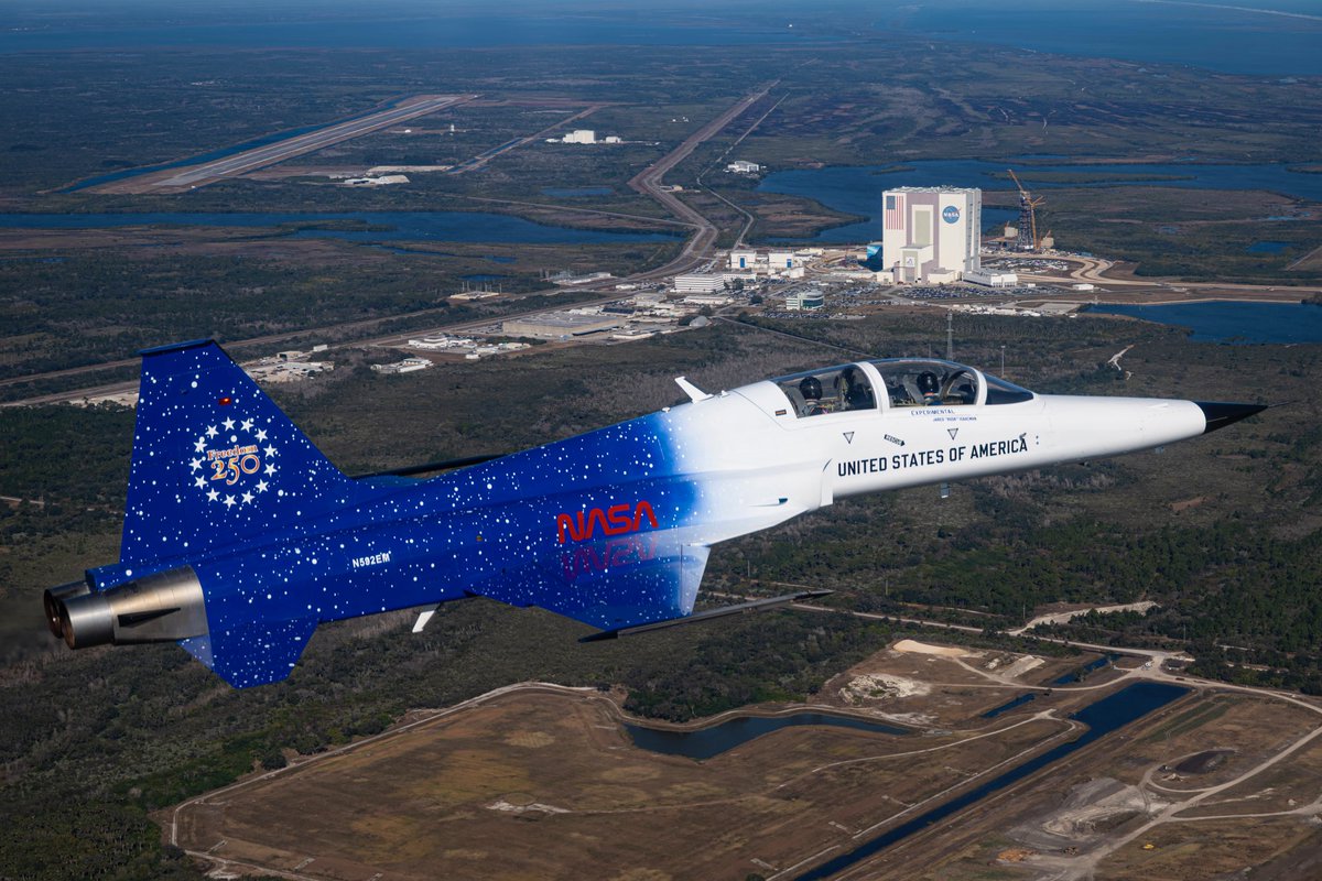 It was an honor to fly with @SecWar @PeteHegseth over NASA's