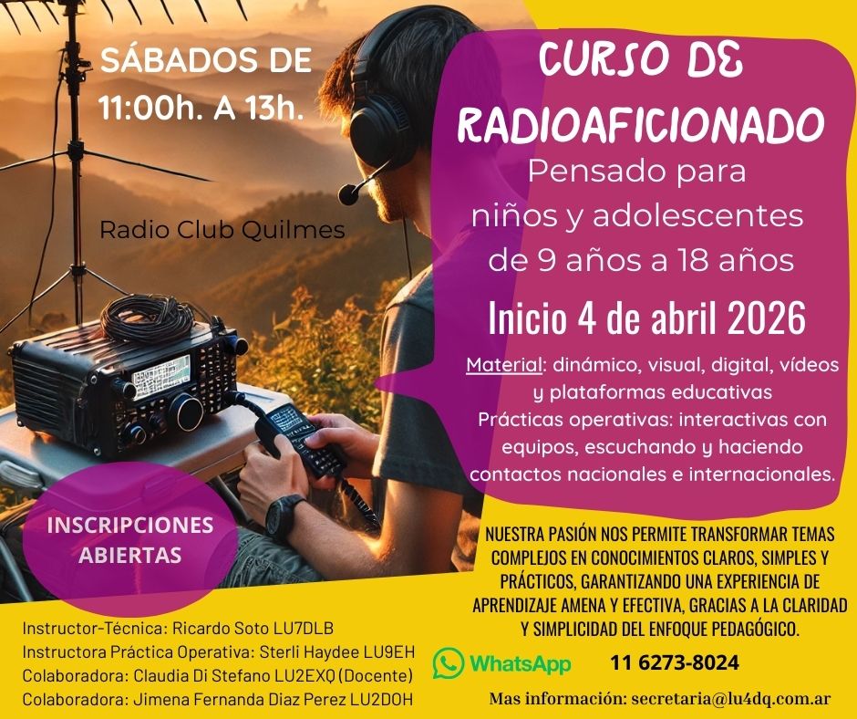 Radio Club Quilmes LU4DQ, LQ4D tweet media