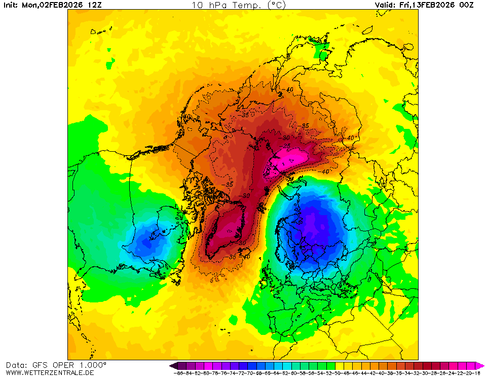 PvForecast's tweet photo. Een opmerkelijke #patternchange
Amerika gaat van freezer na winter heatwave
Oorzaak #polarvortex split https://t.co/vlemC040Hf
