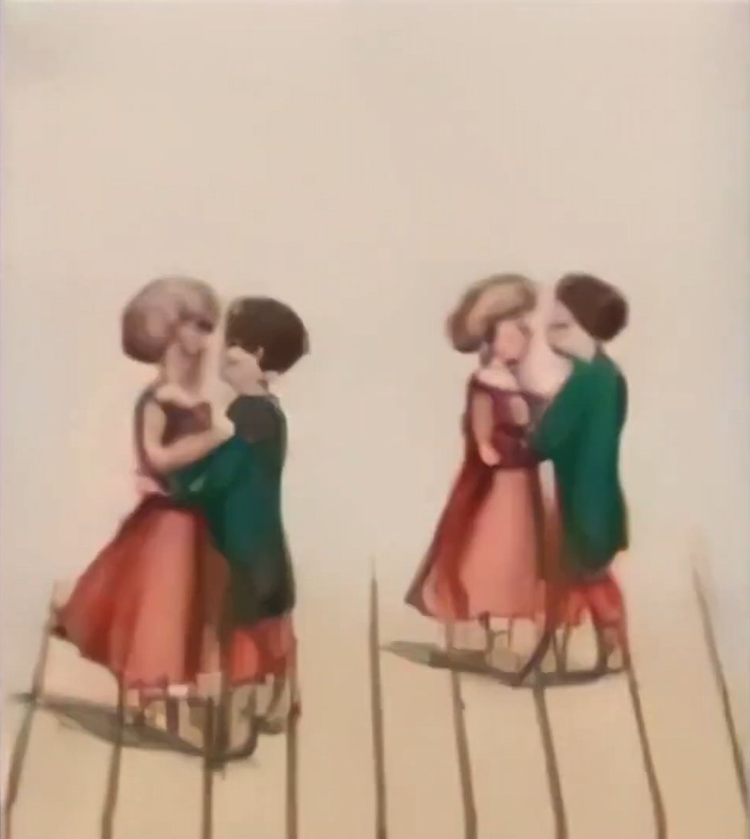 Essential_Films's tweet image. “The Little Waltzers” (1878) is the most crowded of the animation strips in Émile Reynaud’s early oeuvre. It features two young couples performing the waltz, moving in a circle at a three-step pace. The routine requires a specific rhythm, wh...
Continue at essential-films.co.uk/film/the-littl…