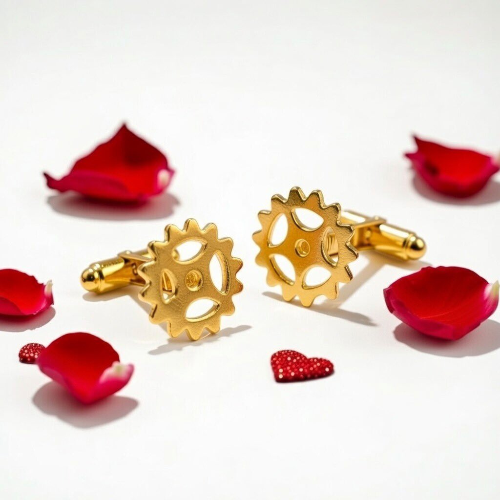 MysticMagicMask's tweet photo. Show some love with our exclusive Golden cog cufflinks, available now for Valentine's Day - https://t.co/fEU8g0xOTU

#valentinesday #mensfashion #giftideas #love #mensstyle #GRAMMY https://t.co/hK2IleikV2