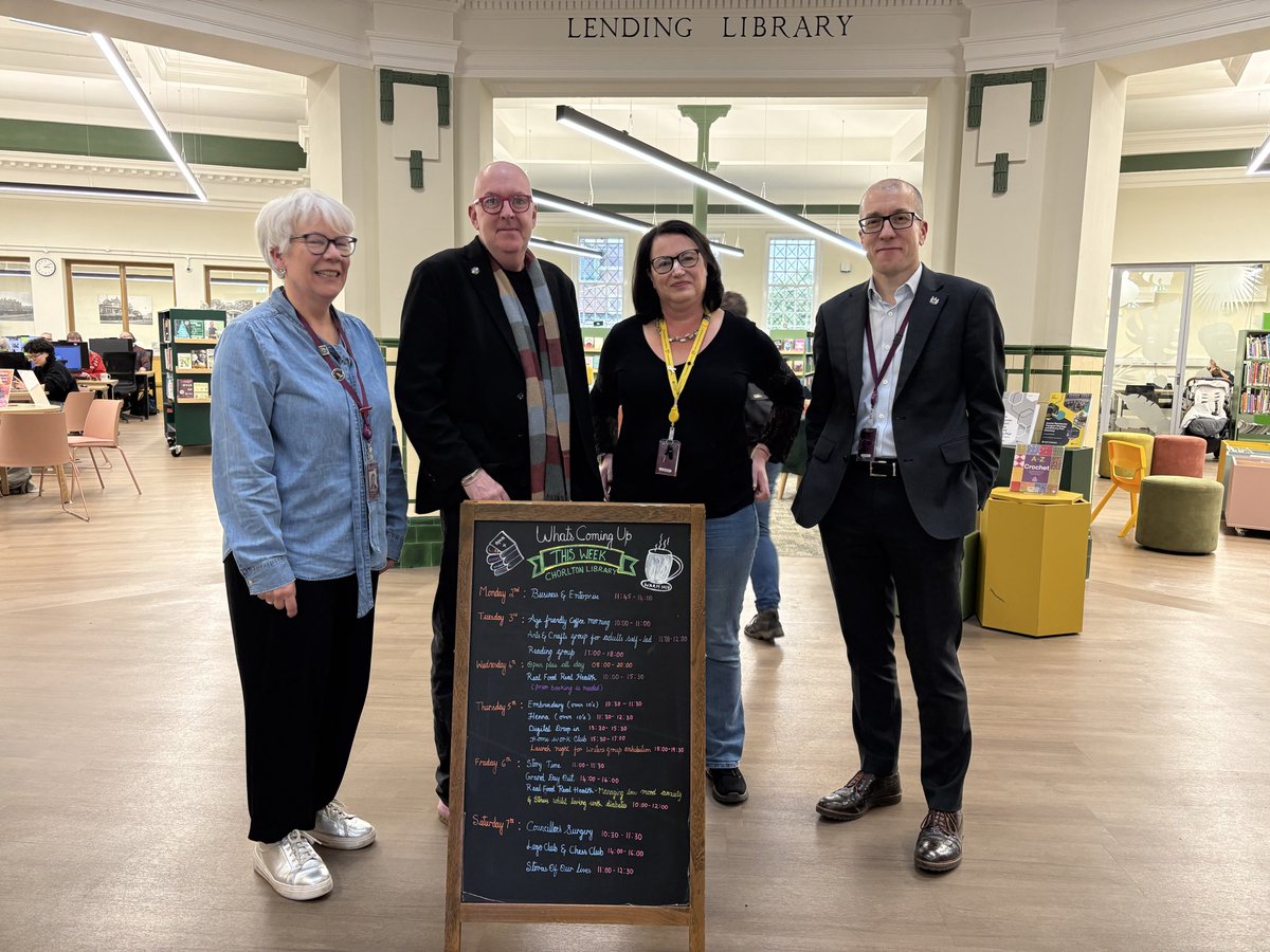 macinnes_neil's tweet photo. Great to welcome @ManCityCouncil CEO today @MancLibraries @MCCChorlton and discuss all things #ReadMCR https://t.co/g9wIyqzzyT