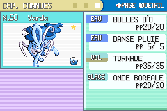 200th Full Odds shiny and first roamer! Shiny Suicune obtained on Pokémon FireRed after only 152 encounters.
I named it after Varda Elentári, a major figure in J. R. R. Tolkien’s legendarium.

FireRed / LeafGreen Shiny Living Dex 
11 / 413
