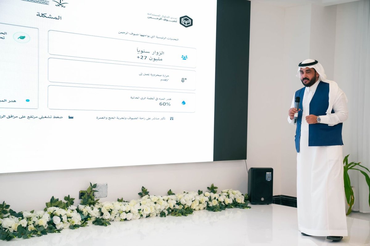 AdvFutTech's tweet photo. نفخر في AFT بفوزنا بجائزة الشركات الناشئة للحلول المستدامة لخدمة ضيوف الرحمن ضمن النسخة الثالثة من تحدي الحج الذي تنظمه وزارة الحج والعمرة.
#تحدي_الحج #حلول_مستدامة #ضيوف_الرحمن #KACST  #كراج https://t.co/ySmEJ1svKo