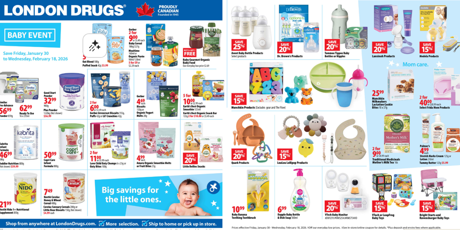 QuarkBaby's tweet photo. Shop the Baby Event at @LondonDrugs now through Feb 18, 2026!

https://t.co/gAd2niTD7O https://t.co/AmDihmaYvi