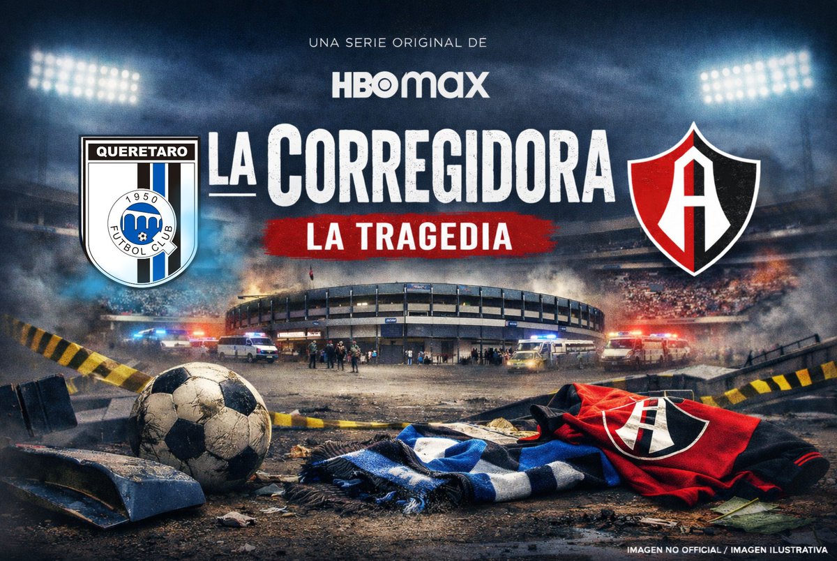 📺En 2026, #HBO Max estrenará la docuserie “La tragedia de la #Corregidora” 🏟️
La serie abordará lo ocurrido en el juego de  #GallosBlancos de #Querétaro 🆚 #Atlas del #5M

Importante destacar que esta plataforma se sumó con algunos aportes periodísticos 🎥📰 para este proyecto.