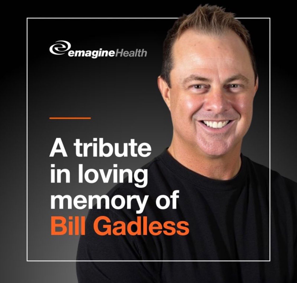 emagineusa's tweet photo. We are deeply saddened to announce that Bill Gadless, co-founder and leader of emagineHealth, passed away last week, surrounded by his family and close friends.

https://t.co/vXQcrOF2lB https://t.co/irrucKuWFb