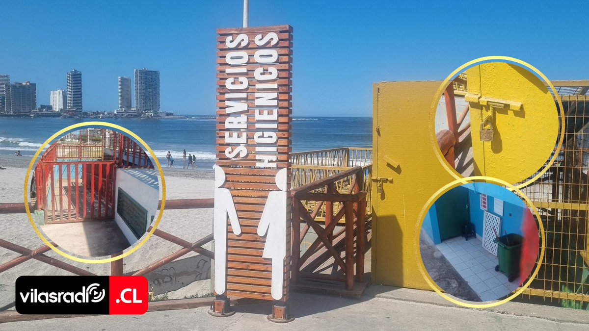 VilasRadio's tweet image. 🚾⛔️ PLENA TEMPORADA ESTIVAL Y BAJO CANDADO: EL INSÓLITO CIERRE DE LOS BAÑOS EN CAVANCHA QUE INDIGNA A LOS TURISTAS

💻📲Revisa la nota completa aquí: vilasradio.cl/plena-temporad…

#Iquique #PlayaCavancha #CrisisSanitaria #TurismoChile #Tarapacá #DenunciaCiudadana #VilasRadio…