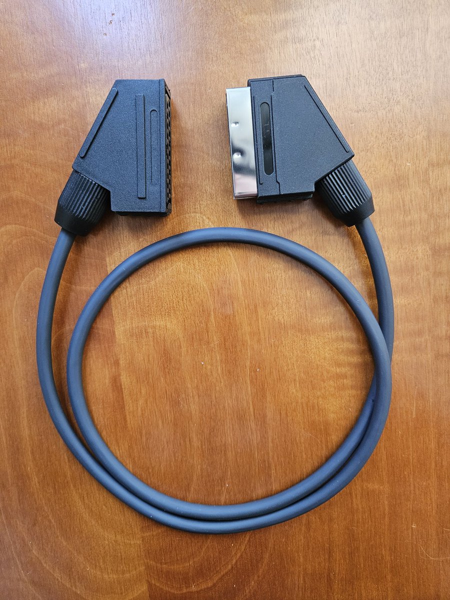 MisirajEduart's tweet image. Cables built during the weekend
- Euro Scart Female to Male 3ft.
- NESRGB, 8pin mini din RGB Scart
- Analogizer VGA to RGB Scart 

Check details on the thread below ⬇️
#rgb #Nintendo #scart #retro #gaming