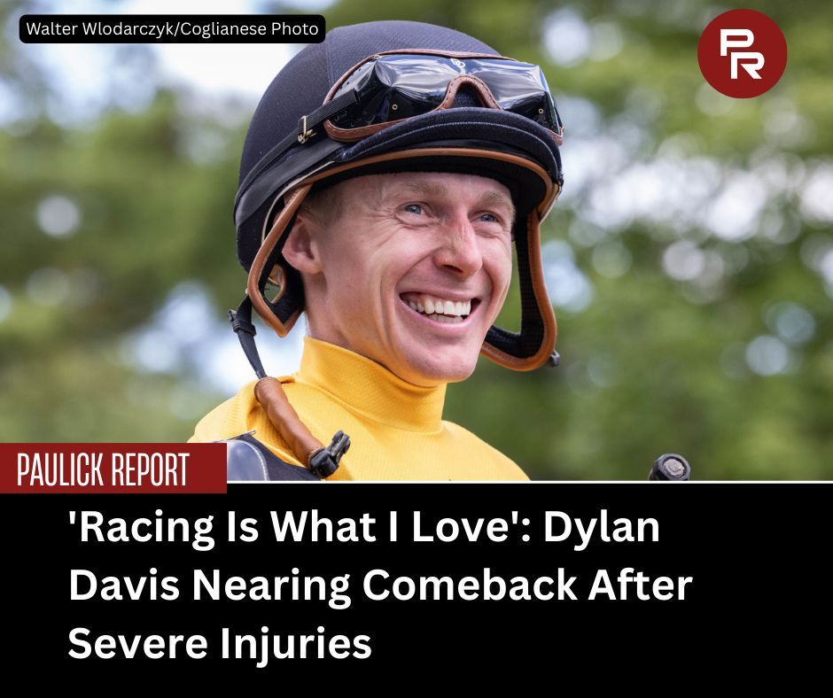 After suffering nine fractured ribs, a collapsed lung and a broken collarbone in a Nov. 14 Aqueduct crash he called a "near-death experience," the 31-year-old says rehab has him 90 percent healed and ready to resume gallops pending medical clearance: tinyurl.com/3z7x92wy