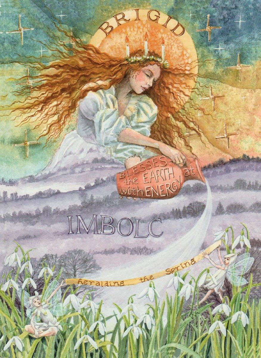 Patchouli_Jay's tweet photo. ✨🙏Blessed #Imbolc🙏🌿
🌱Earth Awakening. Let there be light.🕯️
🎨Heralding the Spring #WendyAndrew https://t.co/mMqeHNK5lx