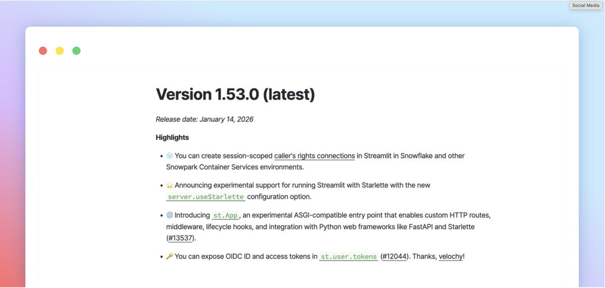 Streamlit tweet media