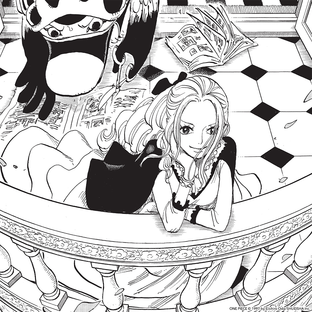 VIZMedia's tweet photo. Despite her physical distance, Princess Vivi will always remain a member of the Straw Hats 🏴‍☠️☀️ Happy birthday to the princess of Alabasta! #OnePiece https://t.co/nVG3wd7204