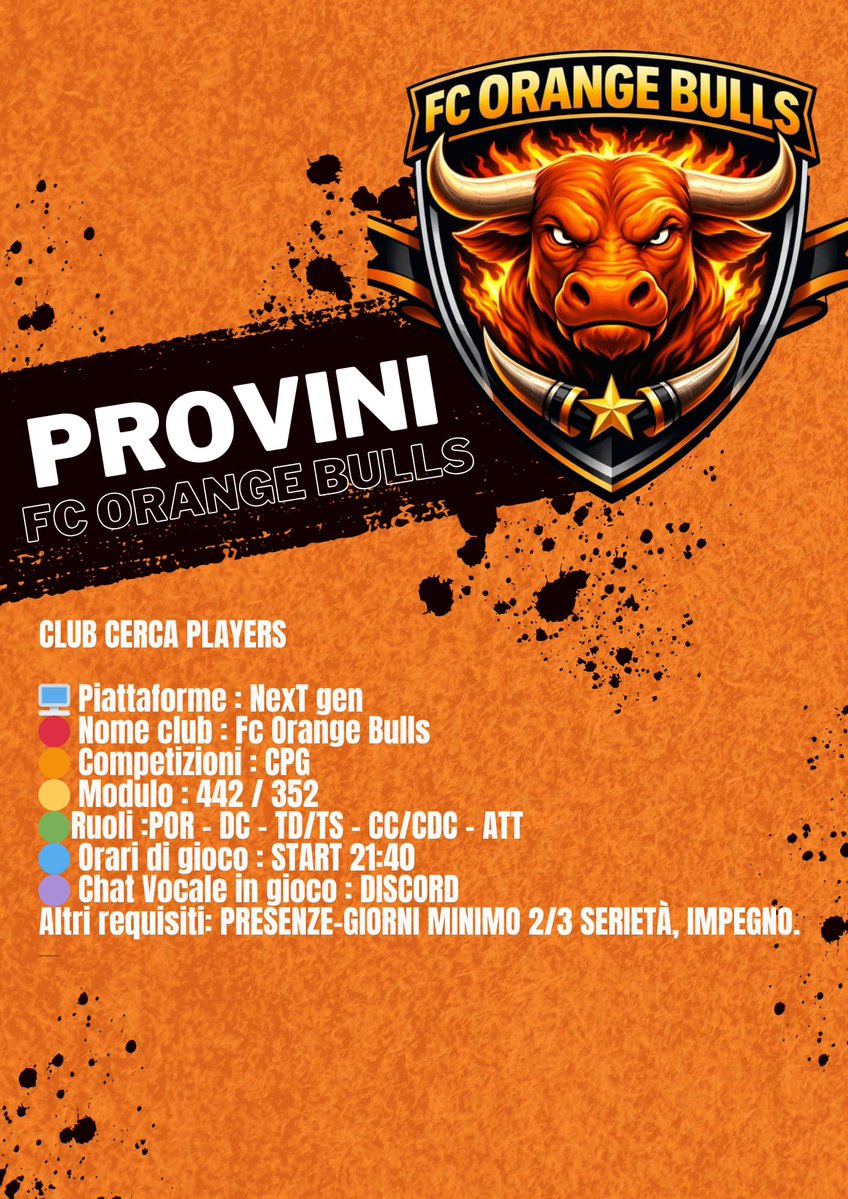 Stasera provini aperti!💪🏻🧡

@pctrasfermarkt <a href="/Mercato_FVPA/">Calciomercato Fvpa</a> <a href="/Retweet_Proclub/">🔺• RETWEET •🔺</a> <a href="/RT_Proclub/">RT PRO_CLUB</a> <a href="/ProclubsRT/">Pro Club ReTweets</a>
<a href="/HouseOfProClub/">H𝕠𝕦𝕤𝕖 𝕆𝕗 P𝕣𝕠C𝕝𝕦𝕓</a> <a href="/ProClubsItalia/">Pro Clubs Cross-Play 🇮🇹</a> <a href="/Mercato_FVPA/">Calciomercato Fvpa</a> <a href="/CPGItaly/">CPG Italy 🇮🇹</a> <a href="/CPG__eSports/">Competitive Pro Gaming</a>