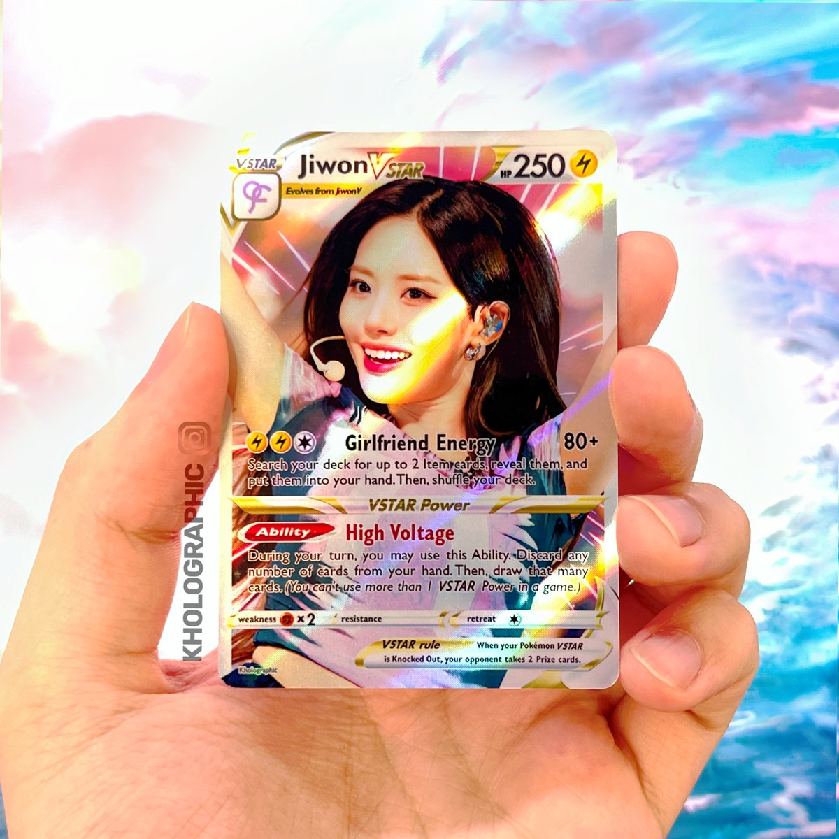 kholographic's tweet photo. Fromis Pokémon cards by me! :) https://t.co/uahTOl0H4N