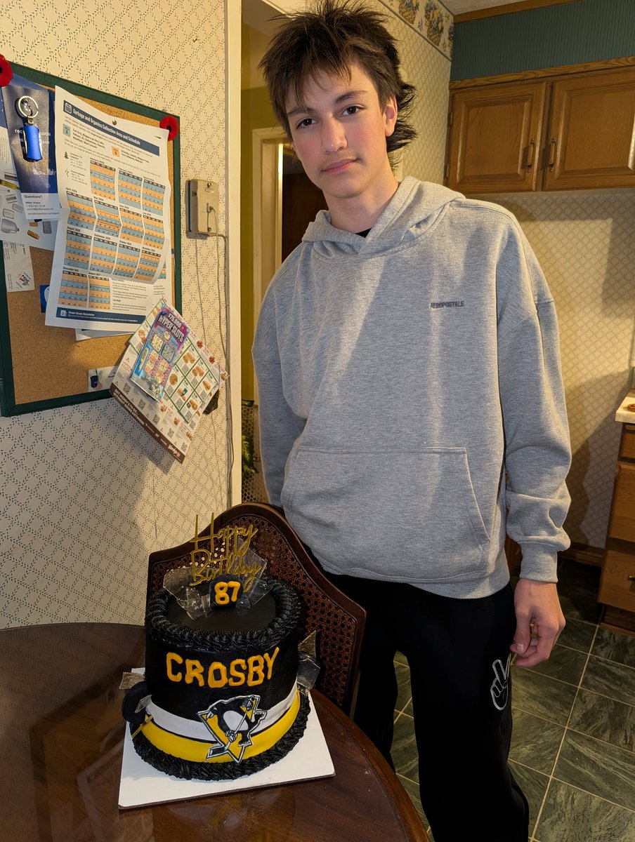 Celebrated my boys 16th birthday in style!! Love my <a href="/penguins/">x - Pittsburgh Penguins</a> fan ❤️