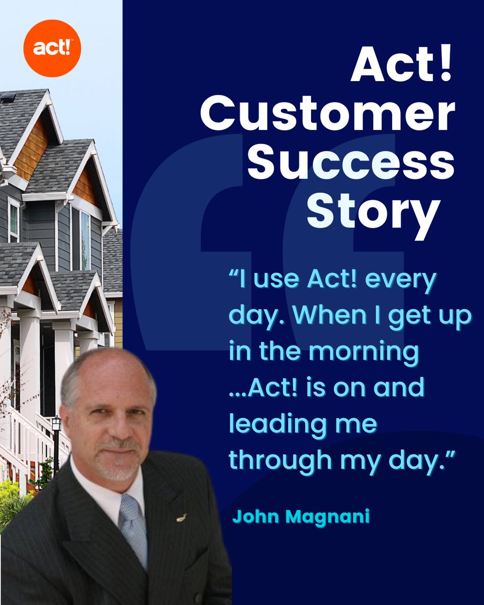 ActCRM's tweet photo. What keeps a commercial real estate broker successful for 40+ years?
-Organized contacts
-Reliable scheduling
-Mobile productivity
-Strong client relationships

Check it out: https://t.co/VqjoxYp6aP

#CREBroker #Productivity #ActCRM #RealEstateTools #SuccessStory https://t.co/p9yq7hlQ2U