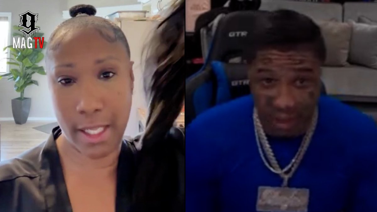 BlackInkChi's tweet image. SEE VIDEO HERE: youtu.be/fNxHdi3o4Mc

Blueface Mom Karlissa Pulls Hair Off After He Reveals How Sister Kali Got Her Name! 🤬

#karlissa #blueface #kali