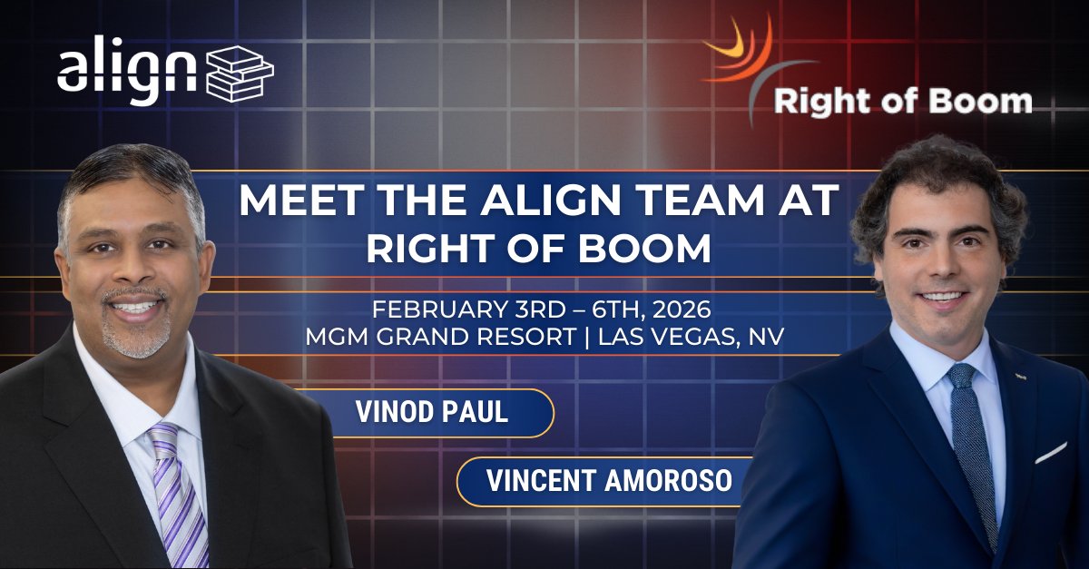 alignitadvisor's tweet photo. Align Managed Services is headed to Vegas for #RightofBoom2026! We're gearing up for a transformational week surrounded by fellow MSPs focused on delivering the best in cybersecurity for our customers. Want to meet with us? Reach out and we'll put something in the books https://t.co/MYr91cZKID
