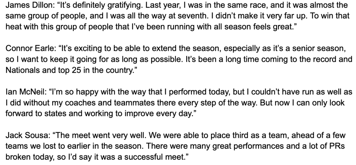 duxburyclipper's tweet photo. Some thoughts from some of the key contributors for the boys team: https://t.co/2llovTHoVZ