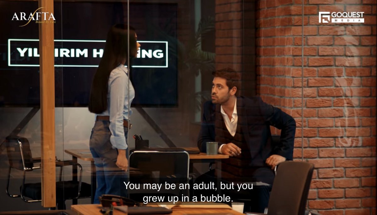 Emerald2246's tweet photo. What is this now? 

Didn't Demet call Ates unstable for blaming her brother few episodes back? 

Does she know how depraved Nezir is then?

#Arafta #Araftadizi https://t.co/baPw7HsP0q