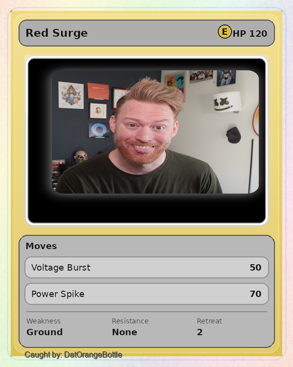 Brand0nConnelly's tweet photo. DatOrangeBottle caught a wild Red! #GingerMon #Twitch https://t.co/SlcuTomwFl