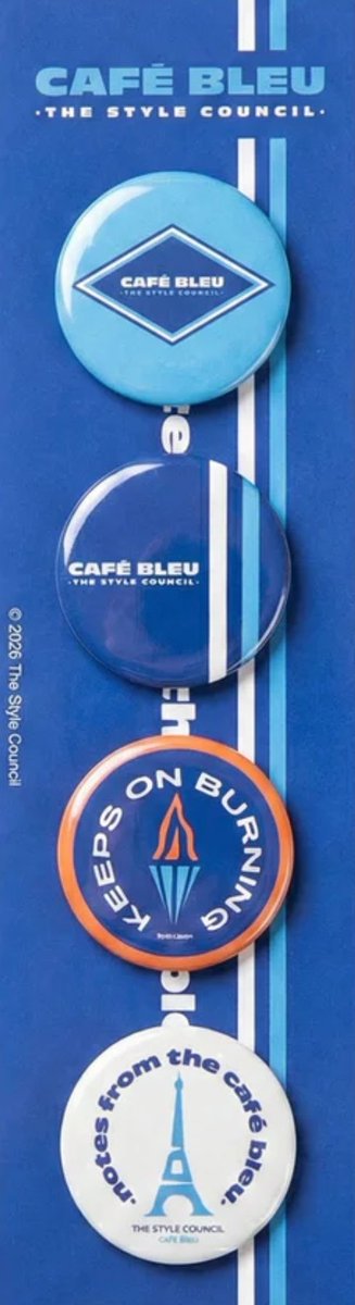 CAFE BLEU official merchandise from Paul Weller / The Style