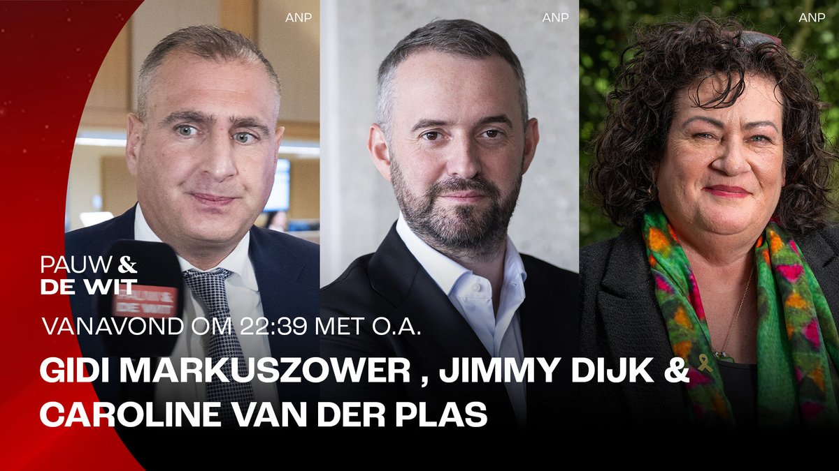 Vanavond in Pauw &amp; De Wit: Het coalitieakkoord ‘Aan de slag’ is gepresenteerd aan de Kamer en afgelopen weekend bogen oppositiepartijen zich over de vraag welke beleidspunten zij willen steunen. Hoe worden de plannen van het nieuwe kabinet ontvangen? En wat vinden Nederlanders