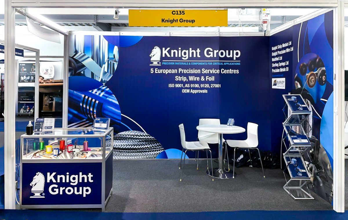 KnightGroupLtd's tweet image. We’re ready for Southern Manufacturing &amp;amp; Electronics 2026 

We’re looking forward to a great few days at Farnborough. Join us at Stand C135 to chat about projects, manufacturing challenges, and how we can support you from prototyping to production. @Southern_Mfg 
#Manufacturing
