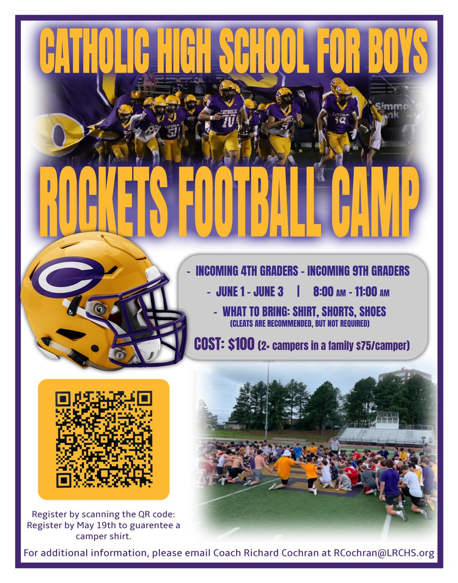 Catholic Rockets Football tweet media