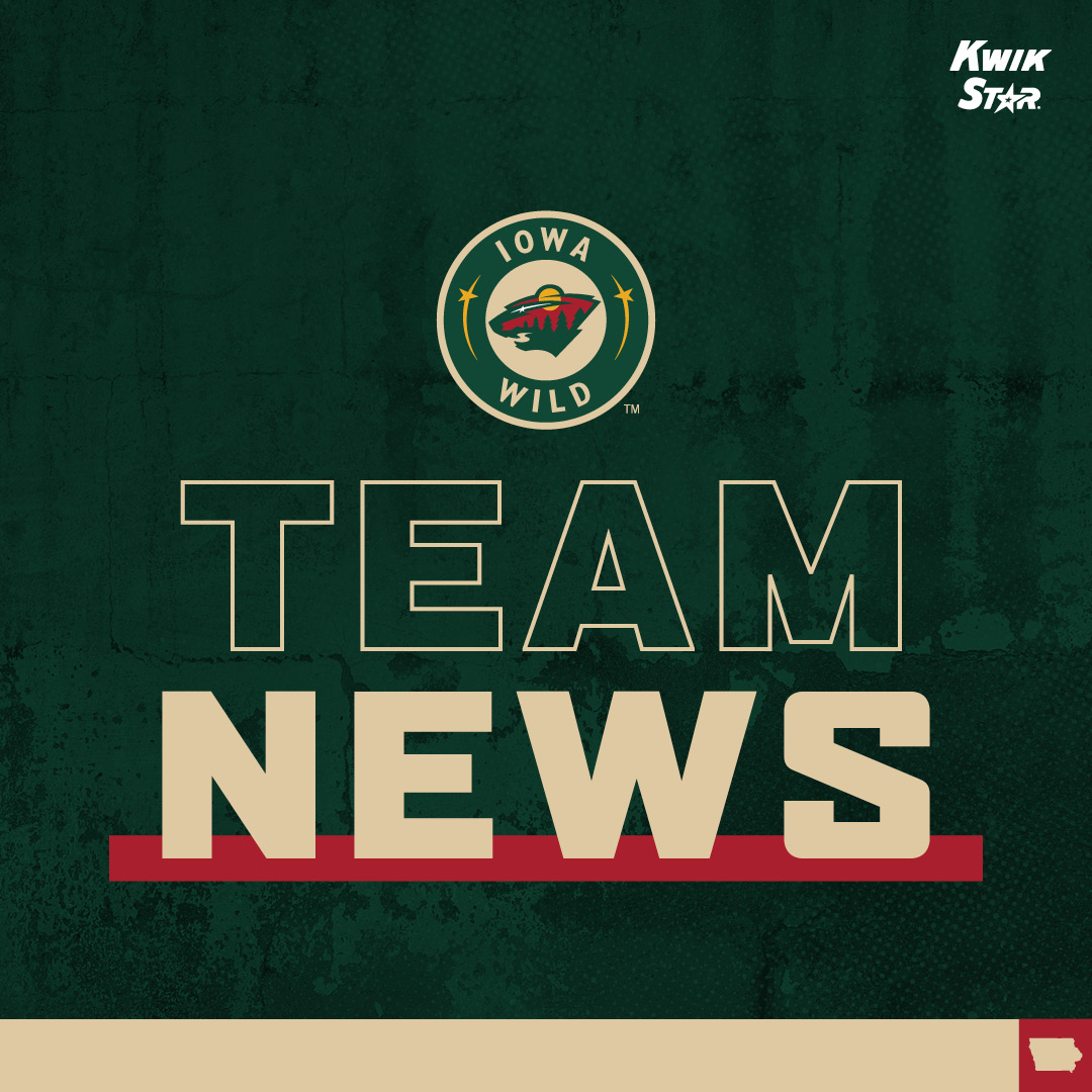NEWS: Minnesota Wild General Manager Bill Guerin today announced the National Hockey League club has recalled goaltender Cal Petersen under emergency conditions from the Iowa Wild of the American Hockey League. The Iowa Wild also recalled forward Cameron Butler and goaltender