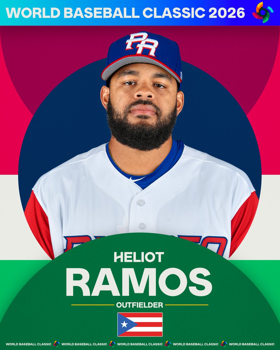 Heliot Ramos will join Team Puerto Rico in the #WorldBaseballClassic 🇵🇷