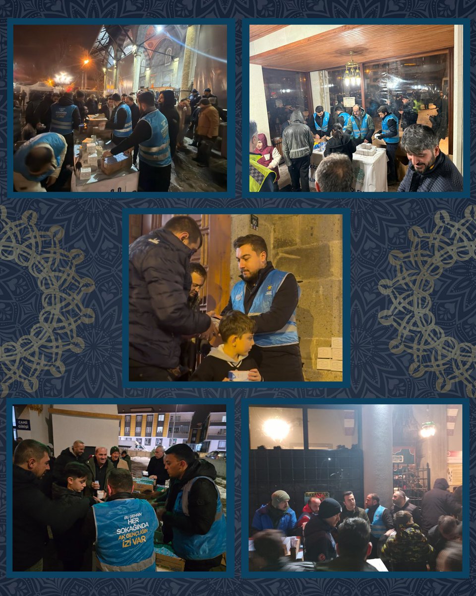 📍ULU CAMİİ
📍LALAPAŞA CAMİ
📍HACI FAKİRULLAH CAMİİ
📍ŞHT. UMUT ÖZNÜTEPE CAMİİ
📍 YILDIZ KARDEŞLER CAMİİ

Berat Kandili vesilesiyle şehrimizdeki camilerimizde, bu mübarek gecenin manevi iklimini paylaşmak adına hemşehrilerimize kandil simidi ve süt ikramında bulunduk. Birlik,