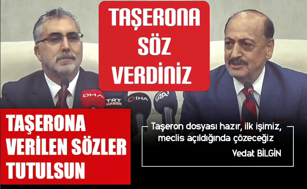 Taşeron İşçilerin Yaşadığı Sorunlar, Yalnızca Bir İstihdam Meselesi Değil, Açık Bir Sosyal Adalet Sorunudur! 

KİT’lerde, belediyelerde ve kamu kurumlarında çalışan taşeron işçiler; Kiralık Araç şoförleri Taşeronlara Verilen sözler tutulmadı <a href="/RTErdogan/">Recep Tayyip Erdoğan</a> <a href="/Akparti/">AK Parti</a> <a href="/dbdevletbahceli/">Devlet Bahçeli</a>