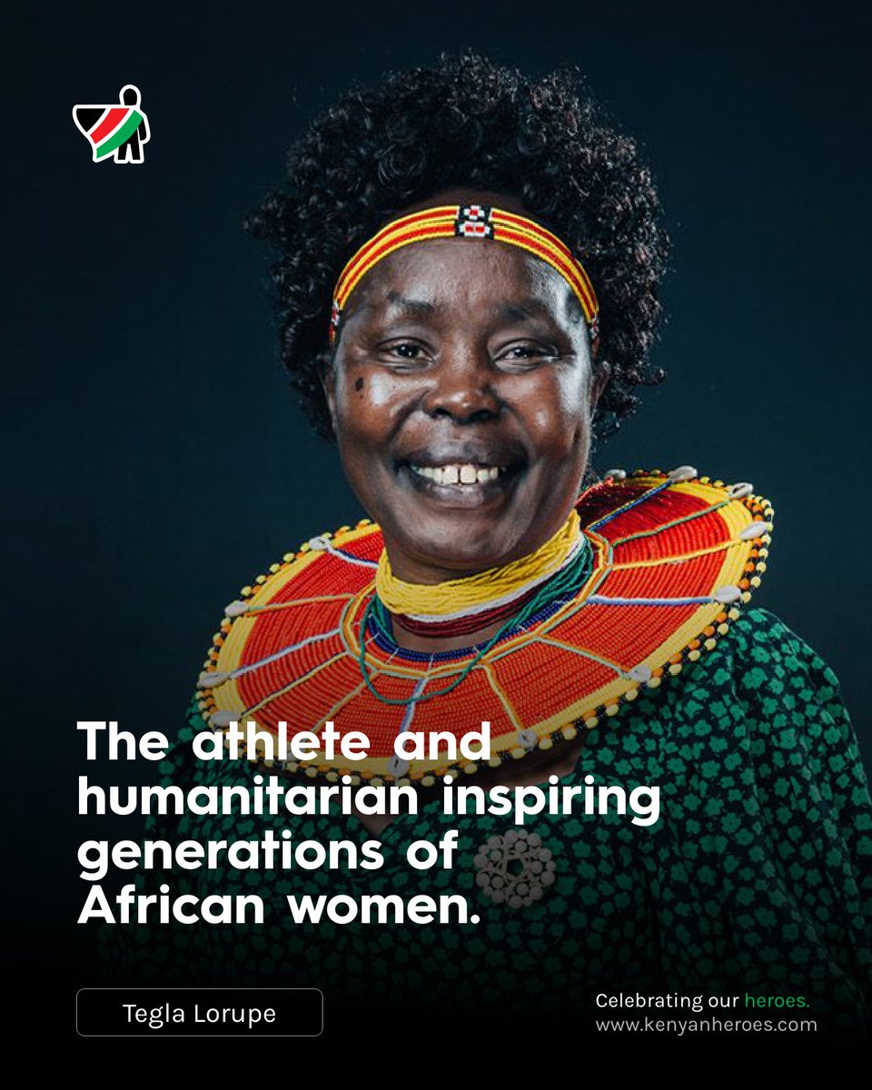 Hardship didn’t stop <a href="/TeglaLoroupe/">Tegla Loroupe</a>. Courage and persistence broke barriers.  

#KenyanHeroes