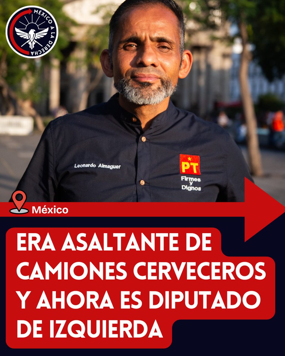 MexicoalDerecha's tweet image. 🚨🚨🚨ERA ASALTANTE DE CAMIONES CERVECEROS Y AHORA ES DIPUTADO DE IZQUIERDA
👇👇👇

Tiene el currículum perfecto para ese cargo.

El coordinador del Partido del Trabajo en el Congreso del Estado de Jalisco, Leonardo Almaguer Castañeda, estuvo detenido por pertenecer a una banda…