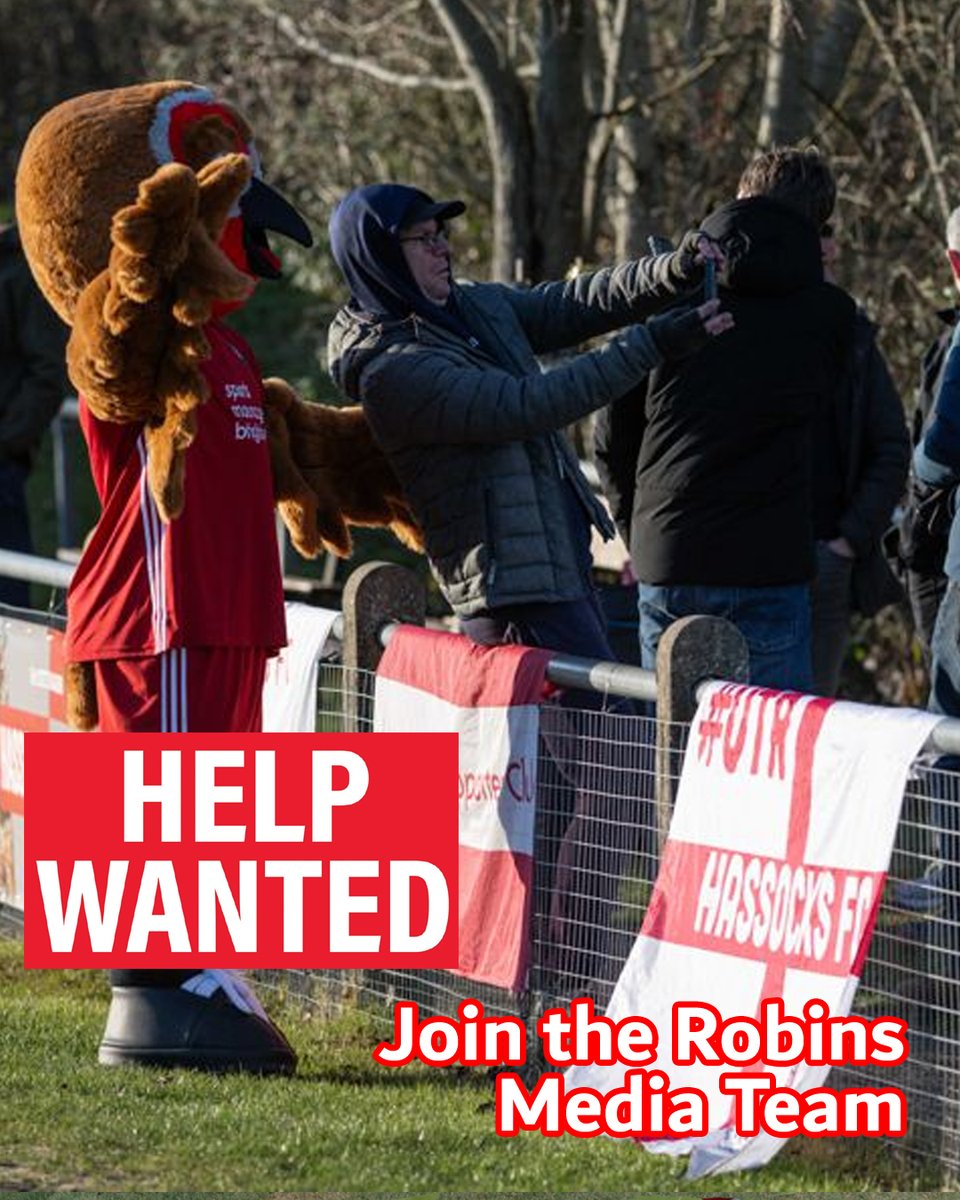 hassocksfc's tweet photo. We are looking for someone to join the Robins Social Media Team with a specific focus on YouTube and TikTok 🎥

If you are creative, love football &amp; have a flair for making engaging video content, please drop us an email at hassocksfc@outlook.com for more information https://t.co/H1lcWLn9De