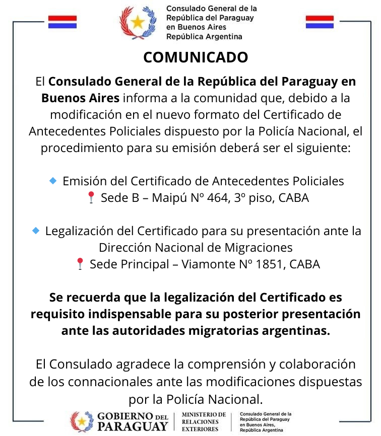 COMUNICADO