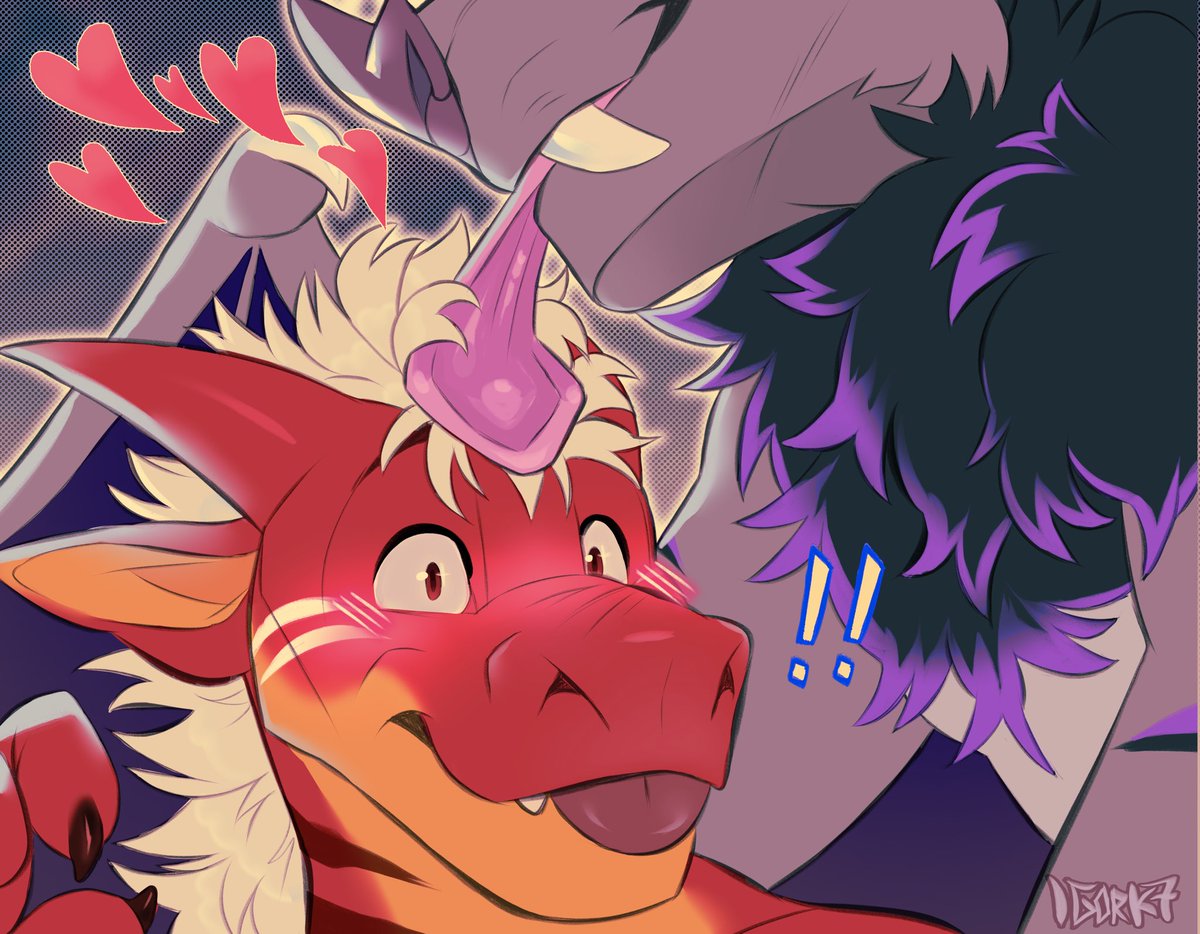 ValTheBat's tweet photo. Hmm.. @Onix_Derg tastes like takis 👅 

🎨 @/_igor_K7 https://t.co/30Itk4Rc7u