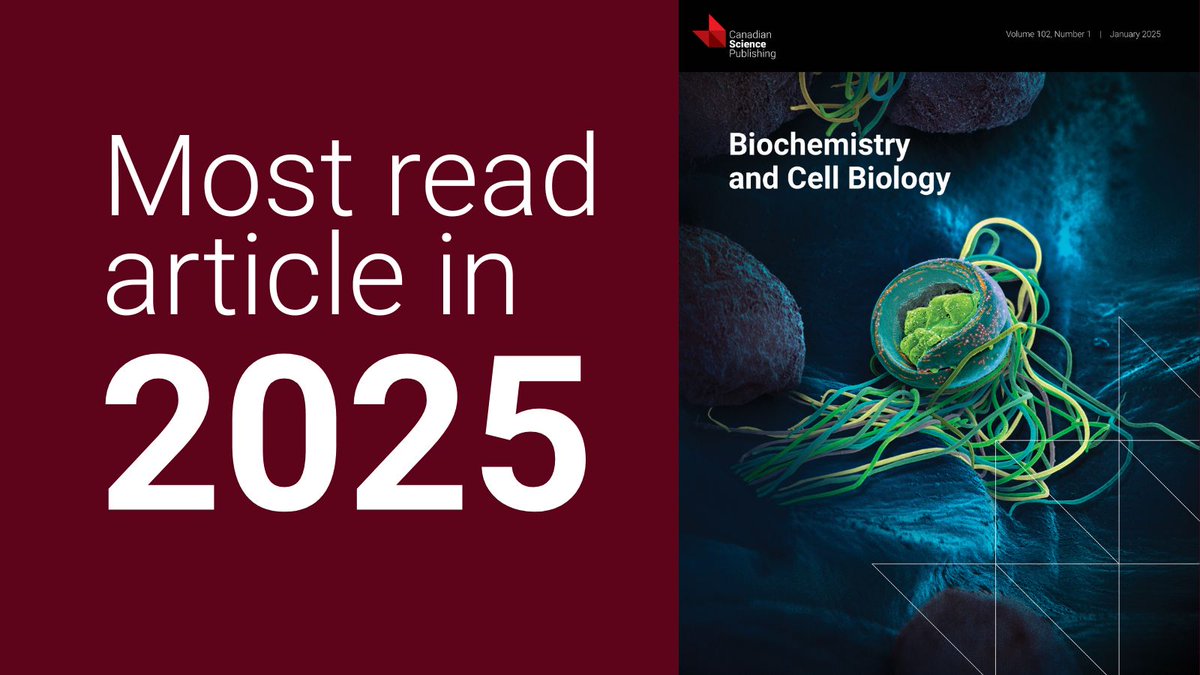 Biochemistry and Cell Biology tweet media