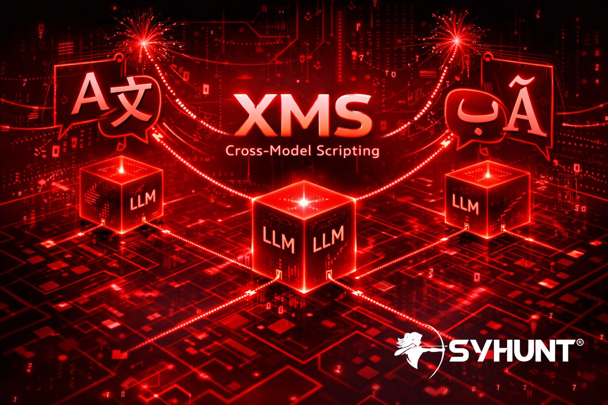 syhunt's tweet image. Introducing Cross-Model Scripting (XMS) vulnerabilities - where LLM-generated content gets weaponized 💥. 

This a new breed of threat. 

Check out our latest paper on the topic:  syhunt.com/en/?n=Articles…

#llms #ai #infosec #cybersecurity #Pentesting